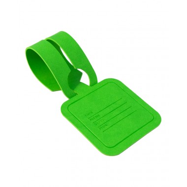 BAGGAGE TAG GENOVA E478 LIGHT GREEN