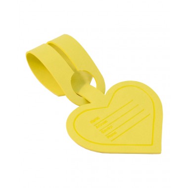 BAGGAGE TAG ROMA F001 LEMON