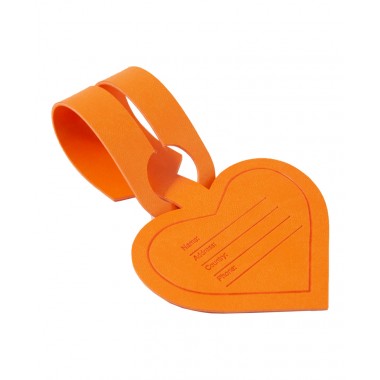 BAGGAGE TAG ROMA A858 ORANGE