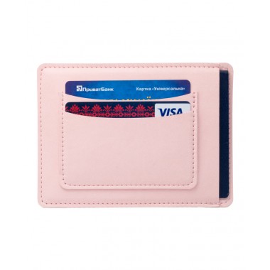 CASE FOR PASSPORT ROMA F414 POWDERY PINK